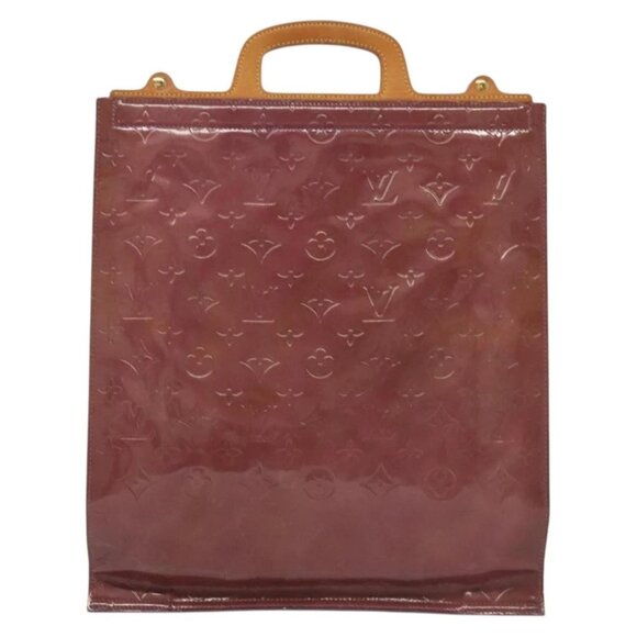 LOUIS VUITTON Monogram Vernis Stanton Tote Bag Purple Viole M91079 Auth BA4977 - Picture 2 of 15